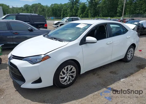 2019 Toyota Corolla Le z USA, uszkodzony, nr VIN 2T1BURHE1KC195164